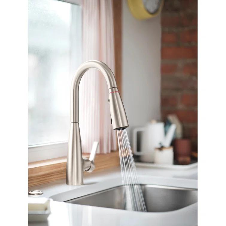 Haelyn Touchless Single-Handle Pulldown Sprayer Kitchen Faucet with MotionSense Wave and Power Clean