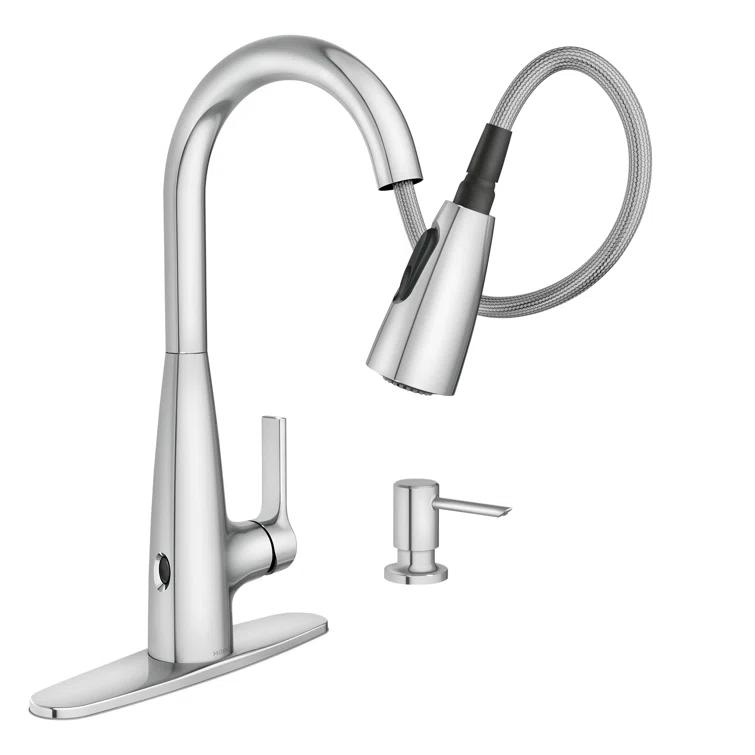 Haelyn Touchless Single-Handle Pulldown Sprayer Kitchen Faucet with MotionSense Wave and Power Clean