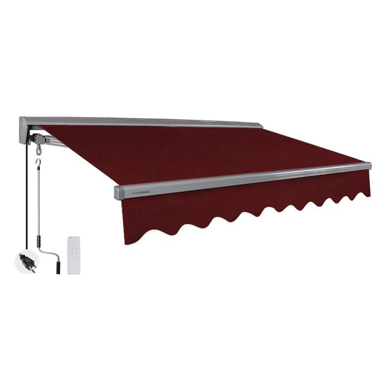 Classic Motorized Retraction Slope Patio Awning