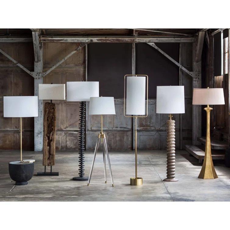 Fishbone Floor Lamp by Regina Andrew - Ebony