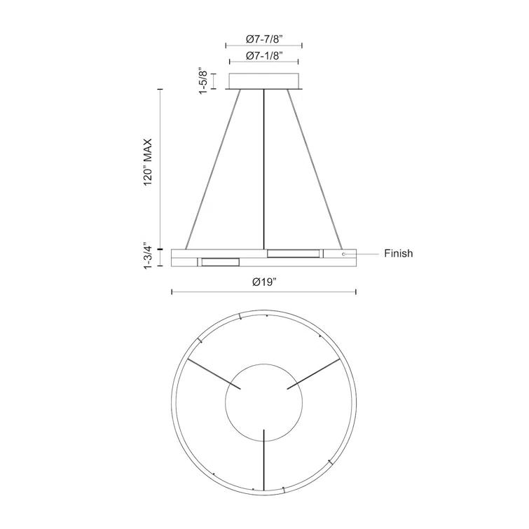 Anello Minor 1 - Light LED Unique/Statement Pendant