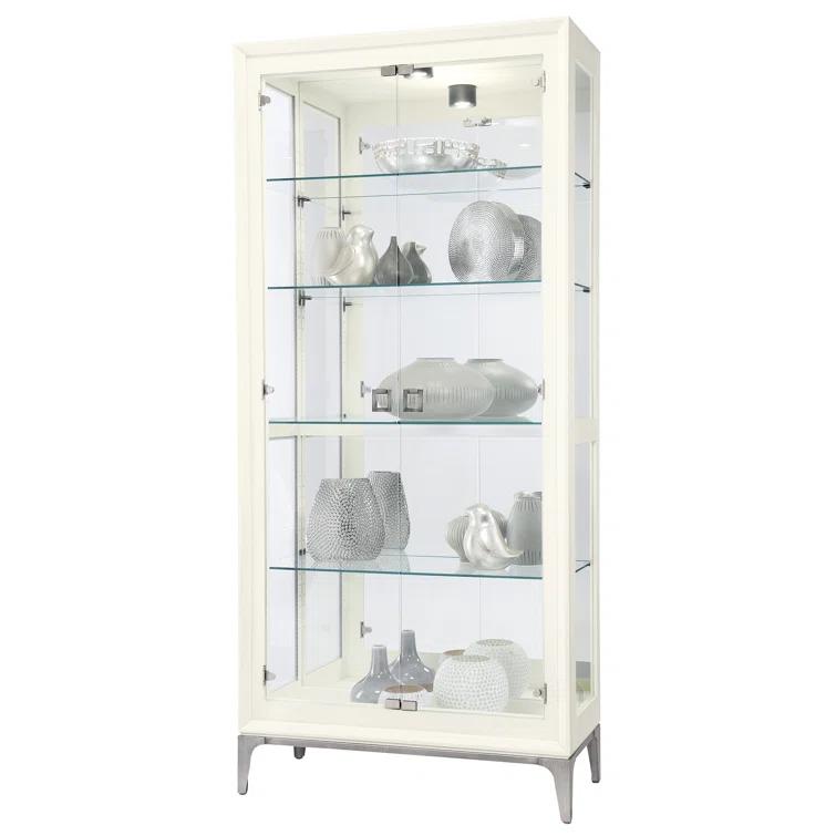 Howard Miller 680693 Sheena Ii Curio Cabinet 680693 Aged Linen