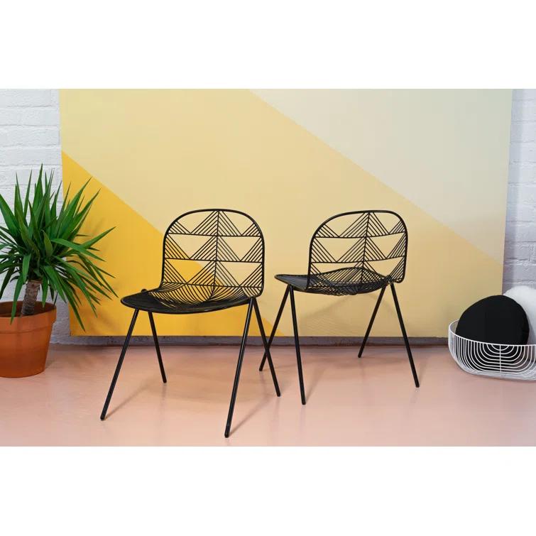 Betty Metal Windsor Back Stacking Side Chair