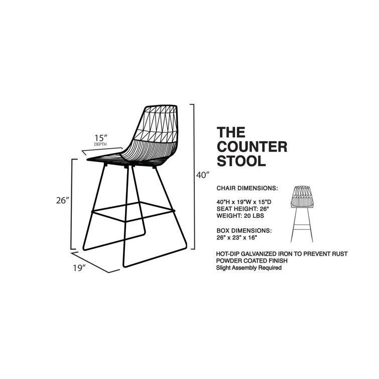 Lucy Patio Bar and Counter Stool