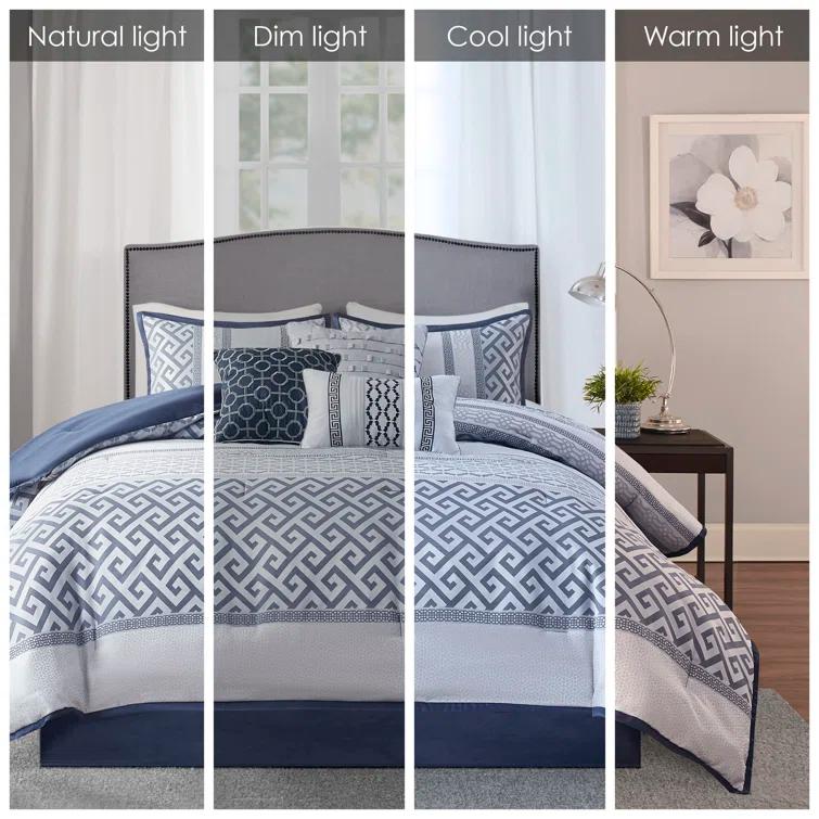 Madison Park Bennett 7 Piece Jacquard Comforter Set