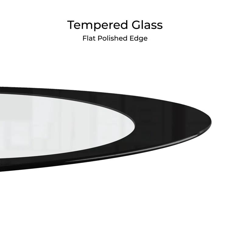 Orren Ellis Glass Top Coffee Table