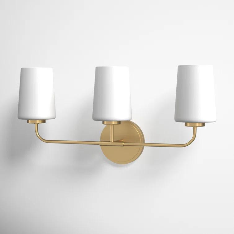 Fitz 3 Light Frosted Dimmable Vanity Light