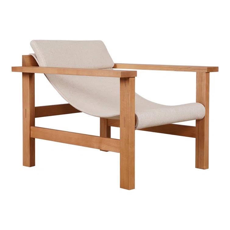 Josef Accent Chair - Natural Linen