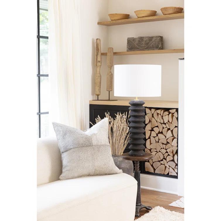 Accordion Table Lamp by Regina Andrews, Ebony