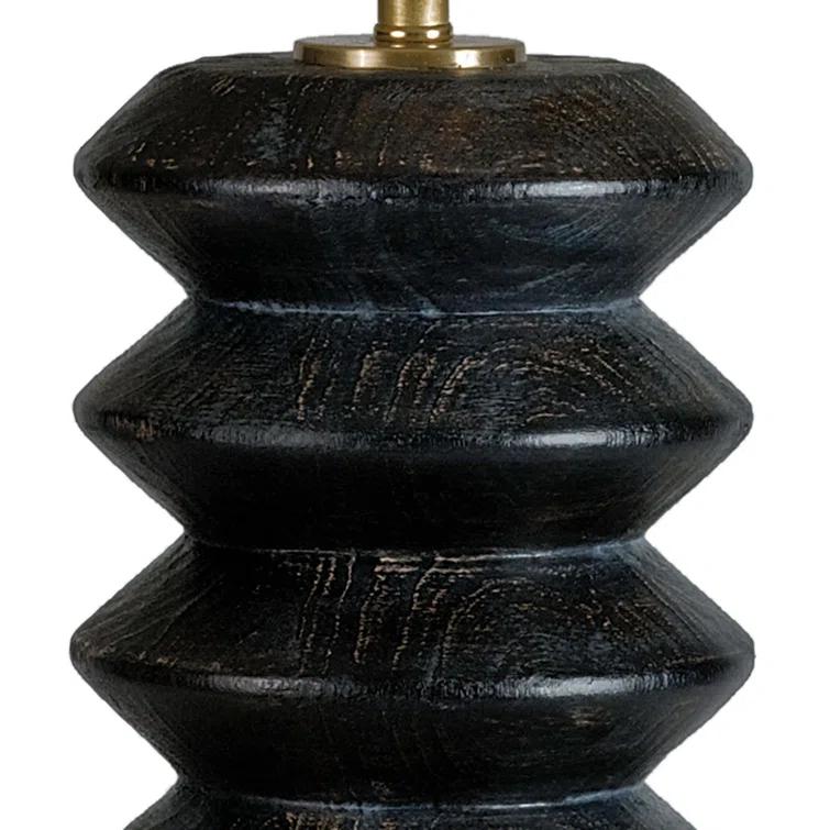 Accordion Table Lamp by Regina Andrews, Ebony