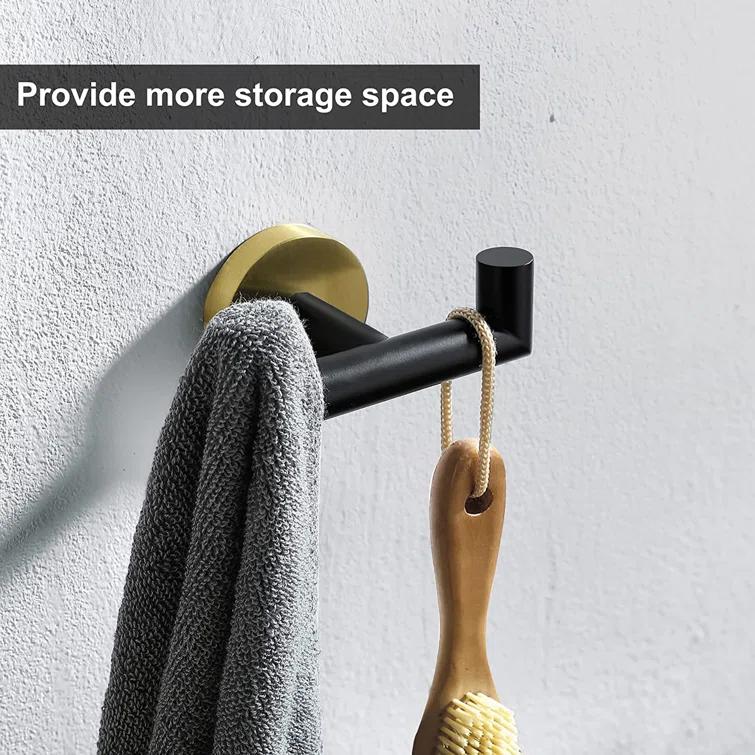 Bathroom Double Towel Hook (Set Of 2)