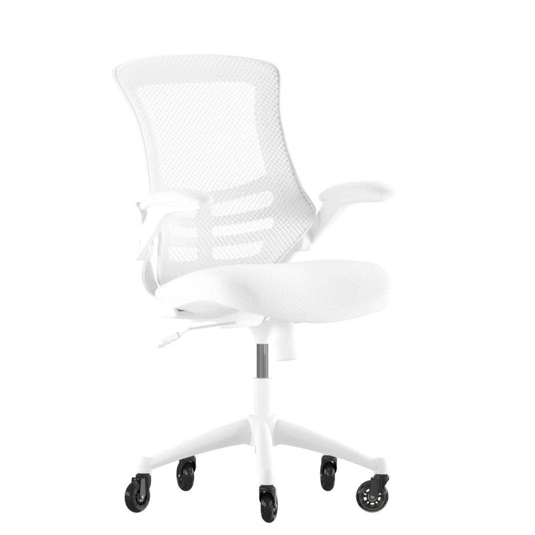Jayetta Mid-Back Mesh Swivel Ergonomic Office Chair with Flip-Up Arms by Flash Furniture