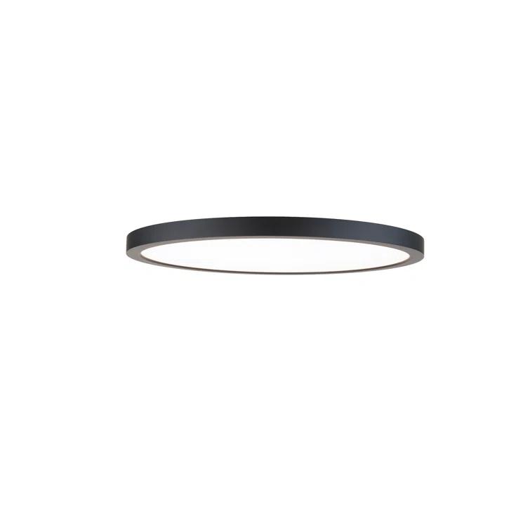 Simple Circle Dimmable LED Flush Mount Light