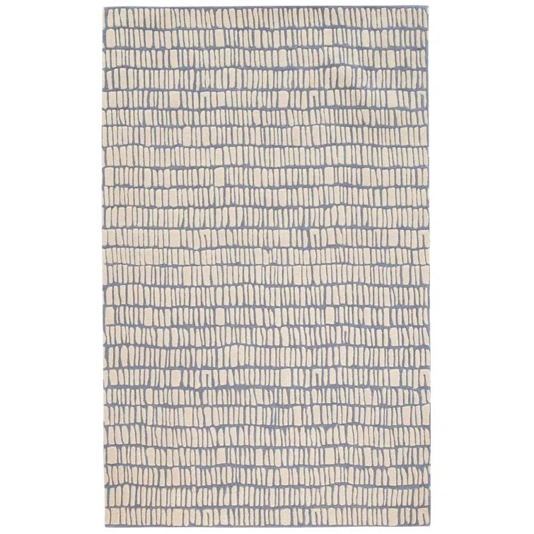 Roark Pewter Blue Hand Tufted Wool Rug