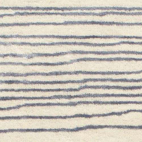 Dash and Albert Rugs Striae Pewter Blue Hand Tufted Wool Rug