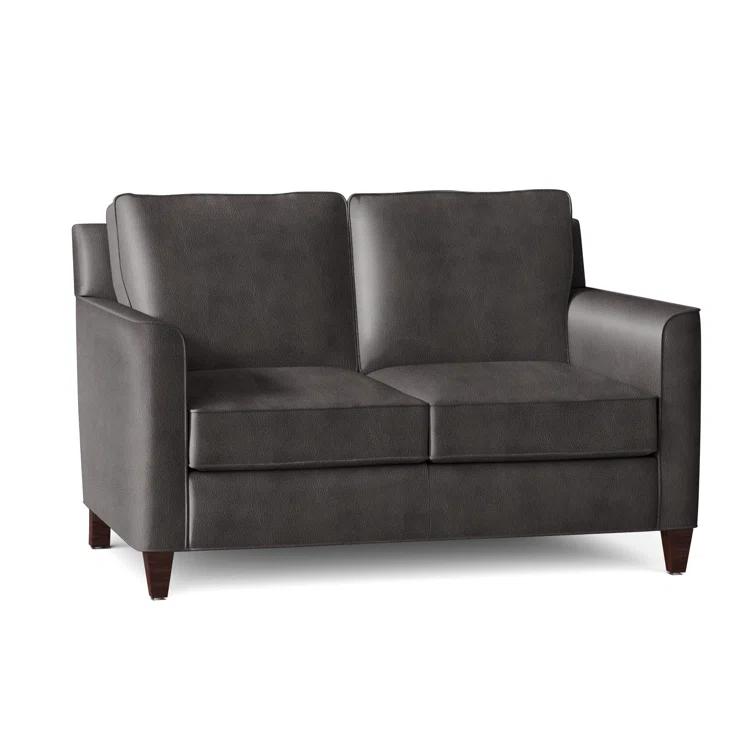 Yorba 54.5'' Leather Loveseat