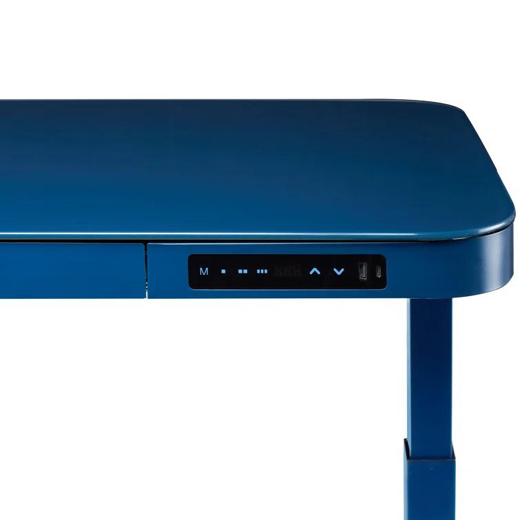 airLIFT 48" W Electric Adjustable Height Tempered Glass Desk