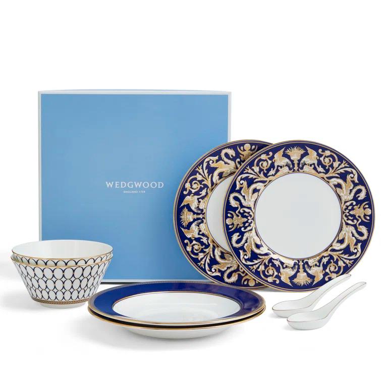 Wedgwood Renaissance Gold 8 - Piece Dining Set (Pair) | Wayfair