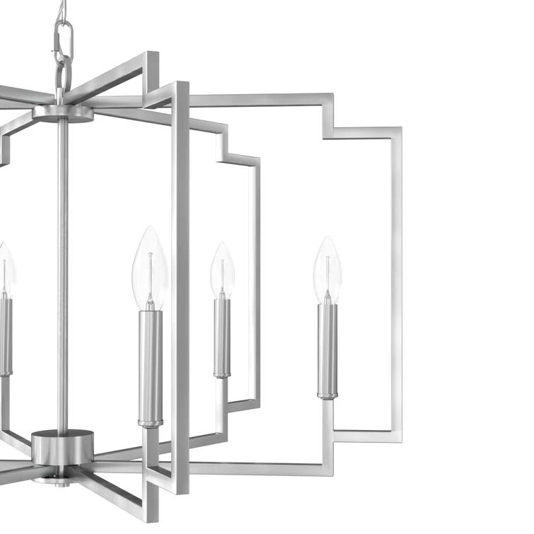 Hunter Fan Hunter 30 Inch Zoanne 6 Light Chandelier Ceiling Light Fixture