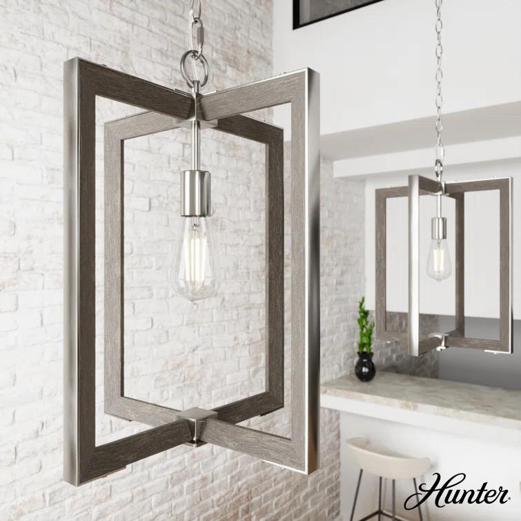 Woodburn 1 - Light Single Geometric Pendant