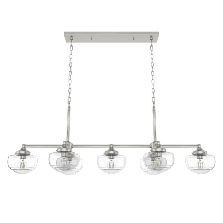 Saddle Creek 7 - Light Kitchen Island Linear Pendant