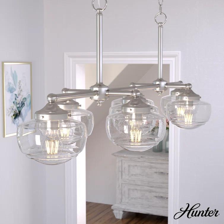 Saddle Creek 7 - Light Kitchen Island Linear Pendant