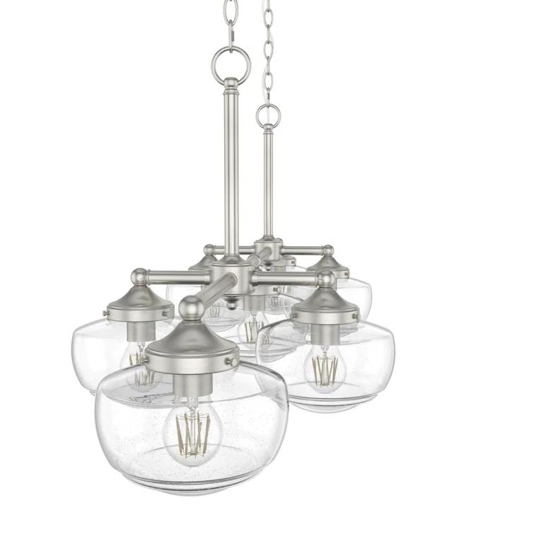 Saddle Creek 7 - Light Kitchen Island Linear Pendant