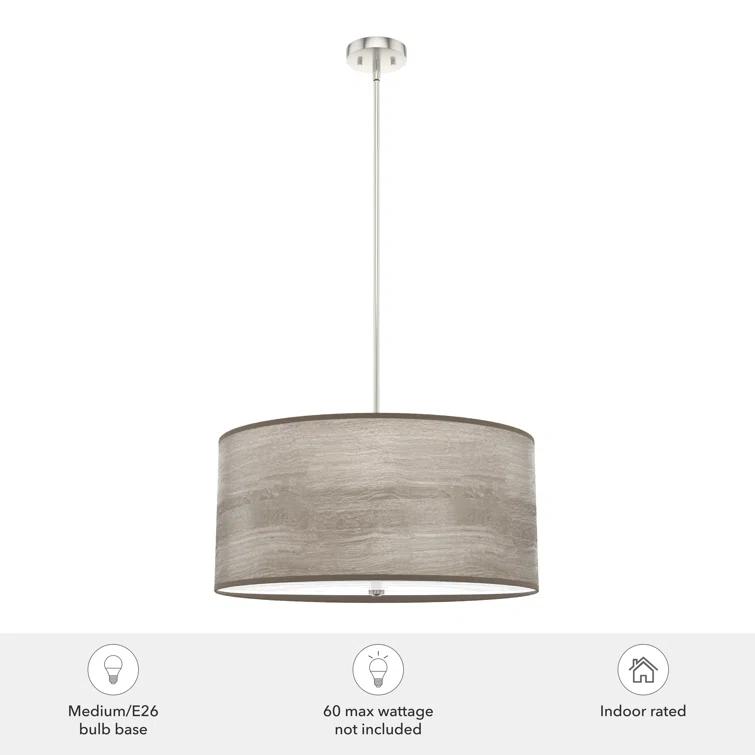 Solhaven 4 - Light Shaded Drum Pendant