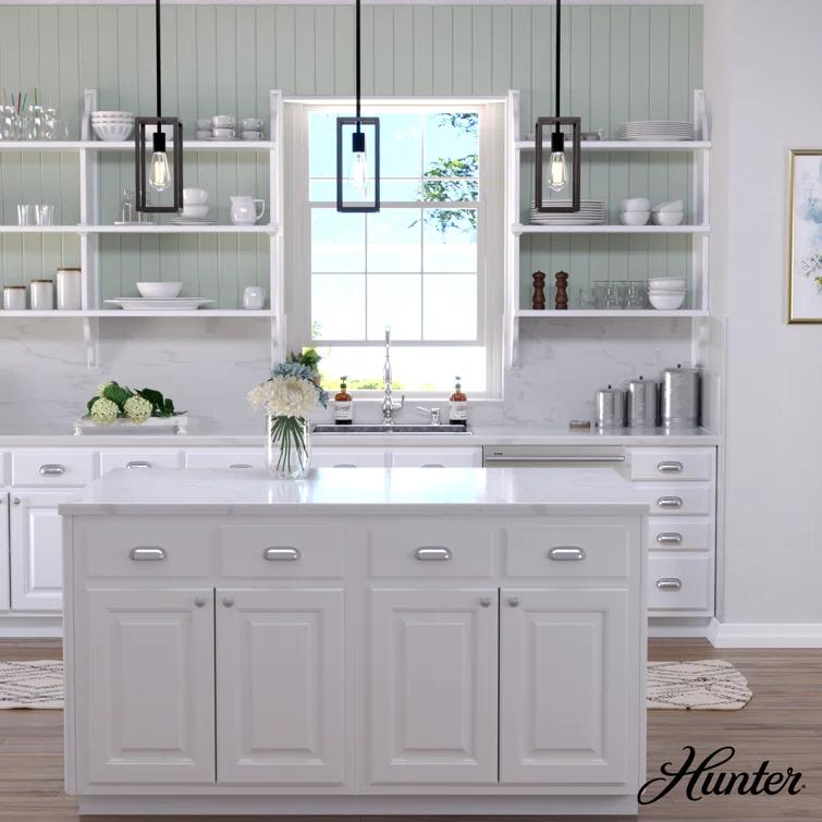 Hunter Fan Squire Manor 1 - Light Rectangle Mini Pendant