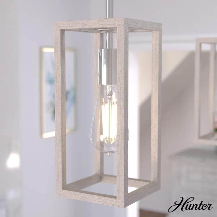 Hunter Fan Squire Manor 1 - Light Rectangle Mini Pendant