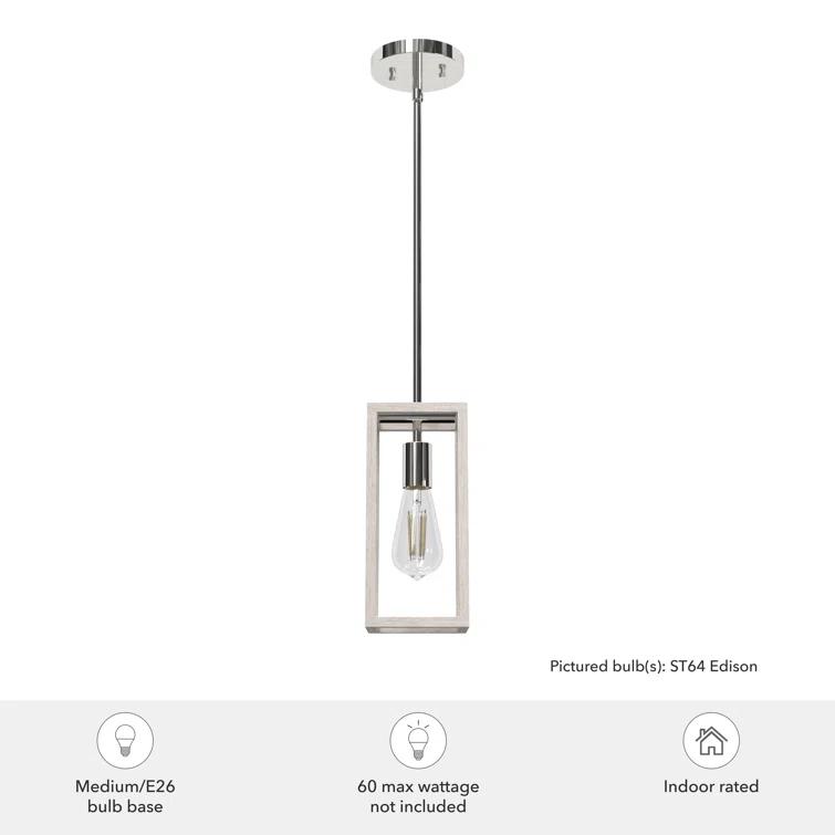 Hunter Fan Squire Manor 1 - Light Rectangle Mini Pendant