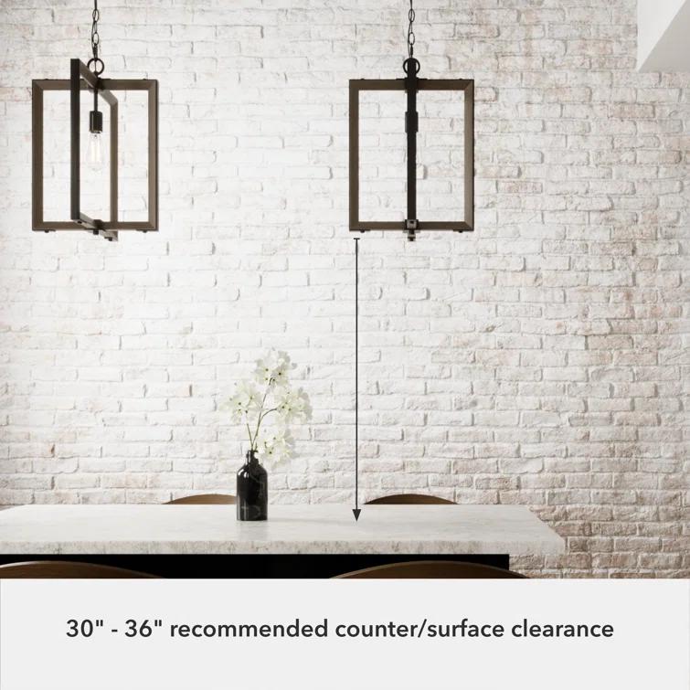 Woodburn 1 - Light Single Geometric Pendant