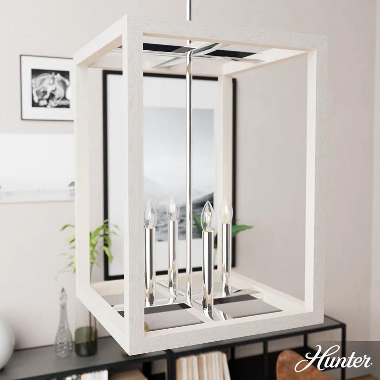 Hunter Fan Squire Manor 4 - Light Square 12 inch Pendant