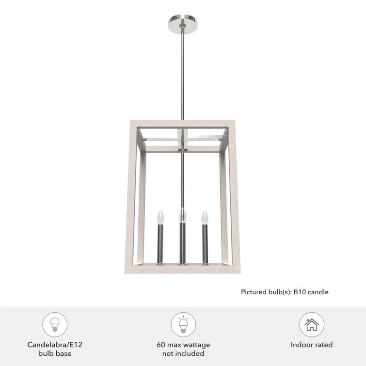 Hunter Fan Squire Manor 4 - Light Square 12 inch Pendant