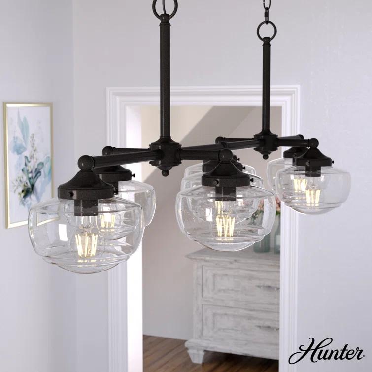 Saddle Creek 7 - Light Kitchen Island Linear Pendant