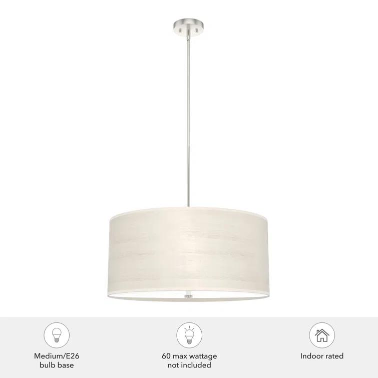 Solhaven 4 - Light Shaded Drum Pendant