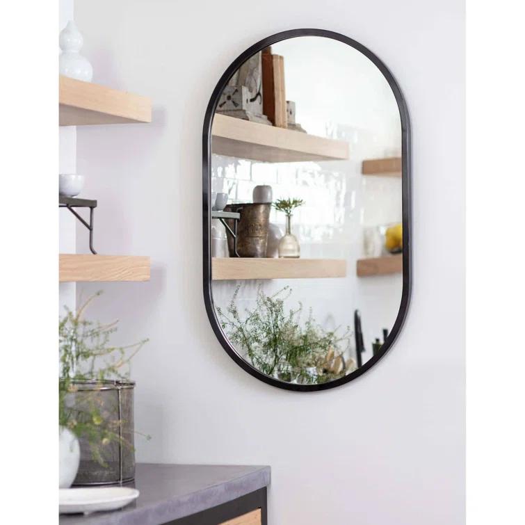 Canal Stainless Steel Flat Wall Mirror