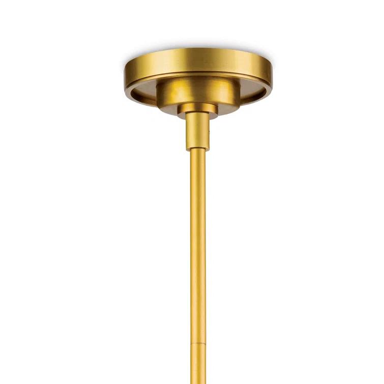 3 - Light Natural Brass Sphere Pendant