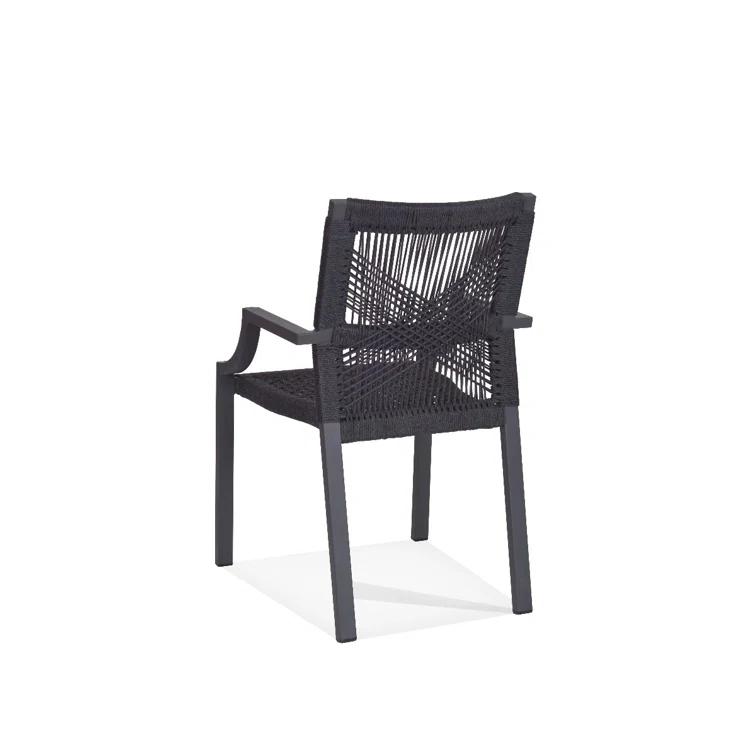 Woodbridge Furniture Bellevue Stacking Patio Dining Armchair with Cushion