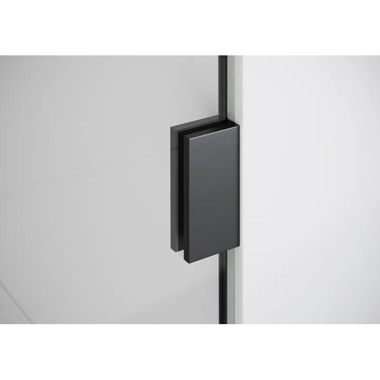 Solaris 36 in. x 78 in. Fully Frameless Radius Single Fixed Shower Panel