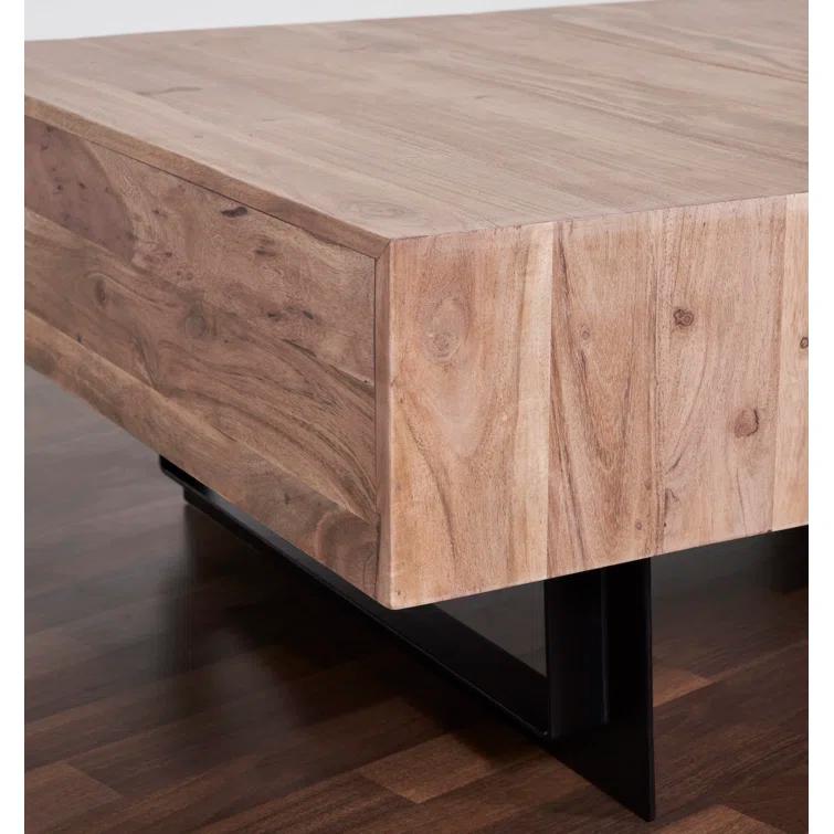 Mullins Extendable Sled Coffee Table with Storage