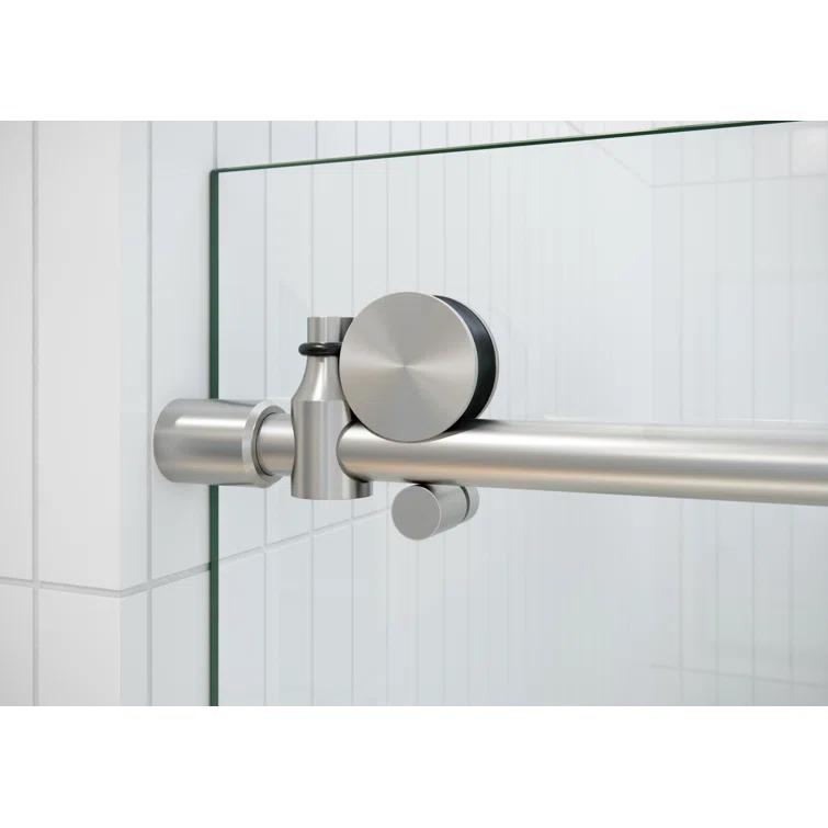 72" W x 78'' H Single Sliding Door Frameless Shower Door with