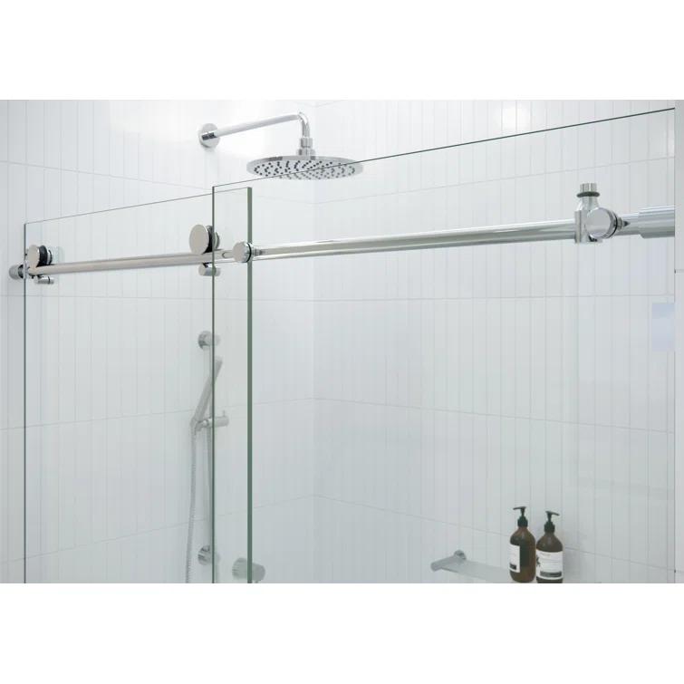 Eclipse 48 - 52 in. x 78 in. Fully Frameless Sliding Shower Door