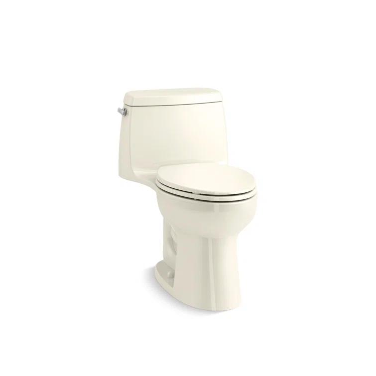 Santa Rosa Comfort Height One-Piece Compact Elongated 1.28 Gpf Toilet With Revolution 360 Swirl Flushing Technology