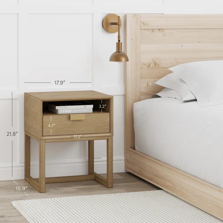 18'' W Solid Wood Nightstand