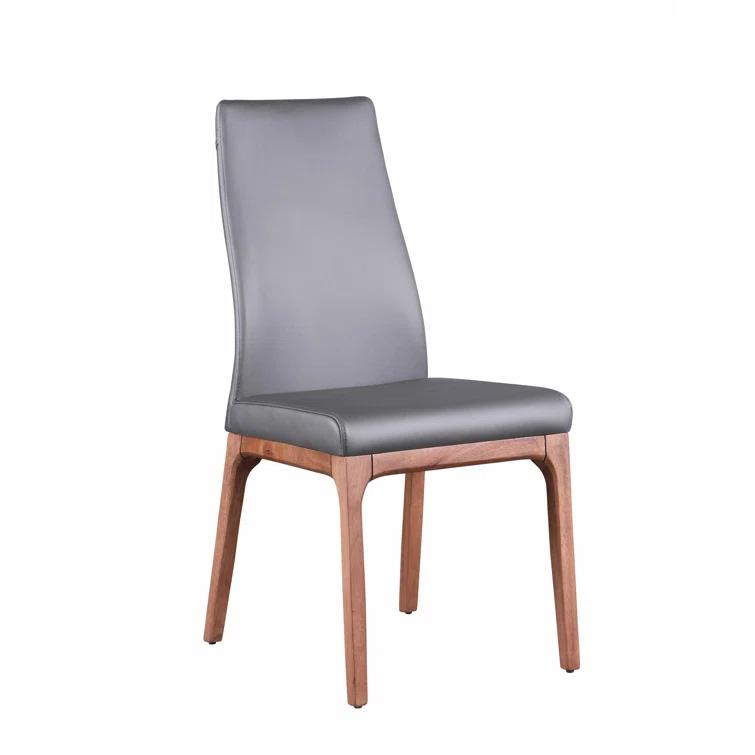 Esther Modern Side Chair w/ Solid Wood Base - 2 per box