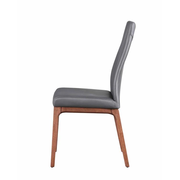 Esther Modern Side Chair w/ Solid Wood Base - 2 per box