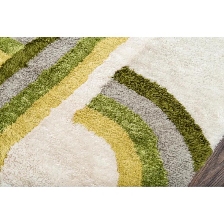 Hand Tufted Geometric Rug