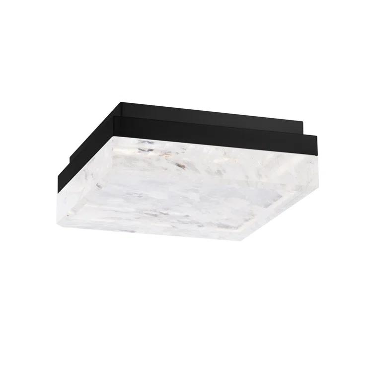 Whisper Crystal LED Flush Mount