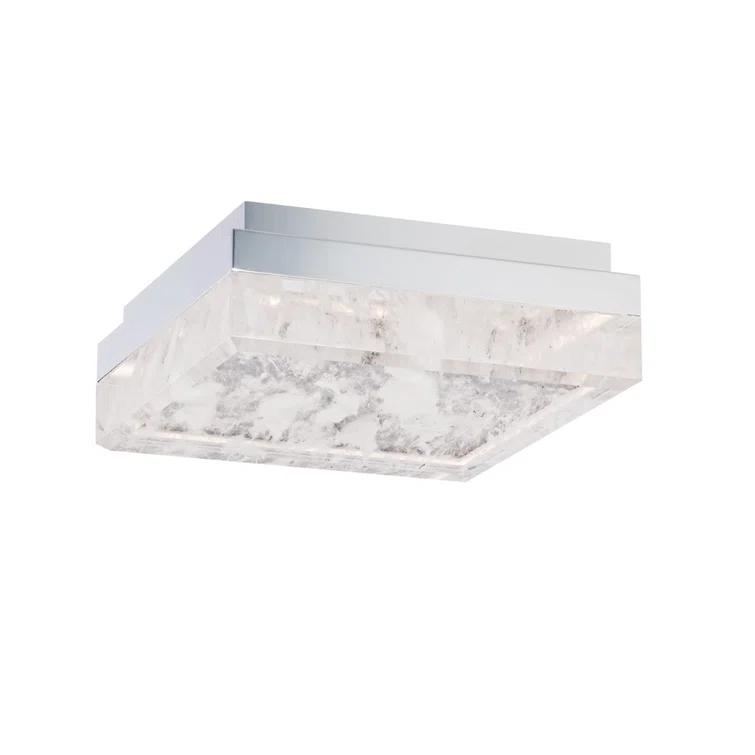 Whisper Crystal LED Flush Mount